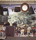 Procession of the Middle King (south wall) by Benozzo di Lese di Sandro Gozzoli